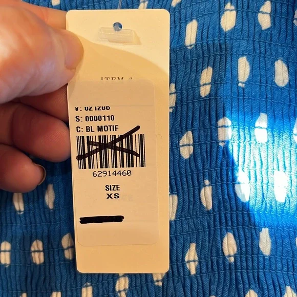 NWT Anthropologie Dolan Left Coast Smocked Midi Dress - Picture 12 of 12